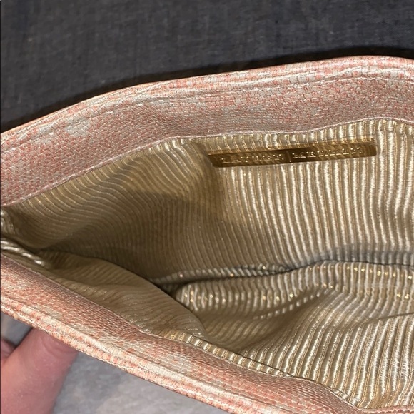 Lauren Merkin Gold/Cream Clutch w/ Dust Bag - Picture 7 of 12